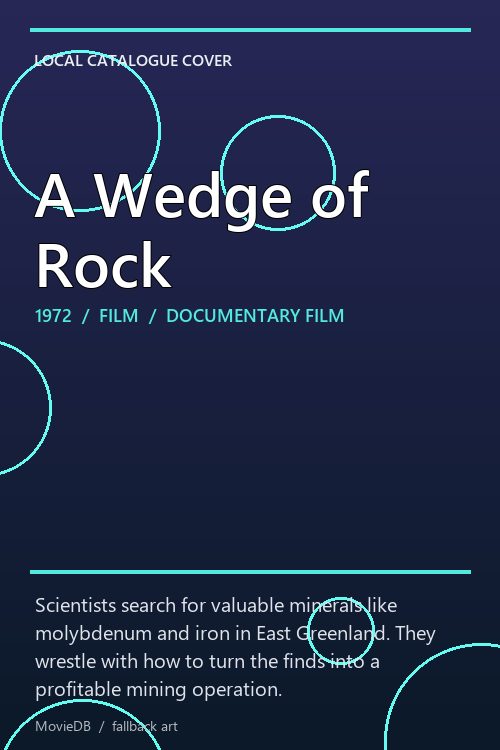 A Wedge of Rock poster