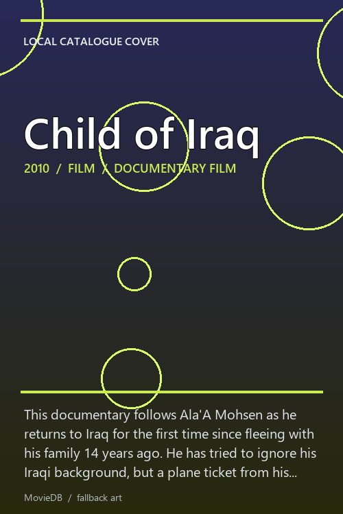 Child of Iraq poster