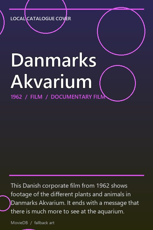 Danmarks Akvarium poster