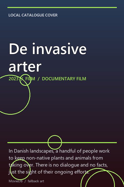 De invasive arter poster