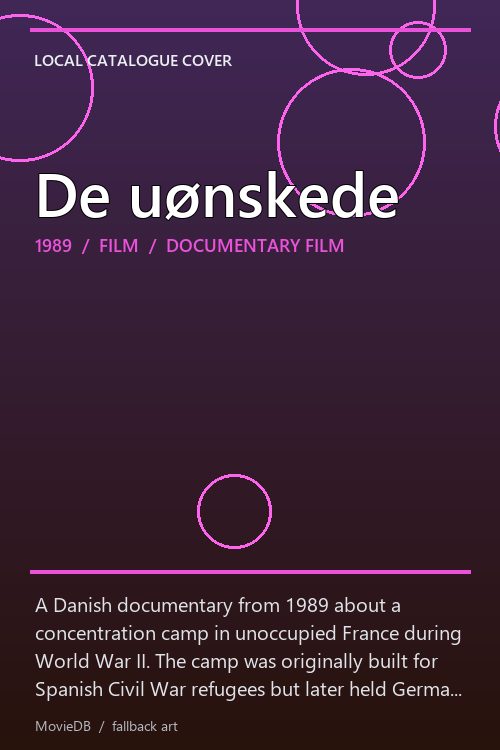 De uønskede poster