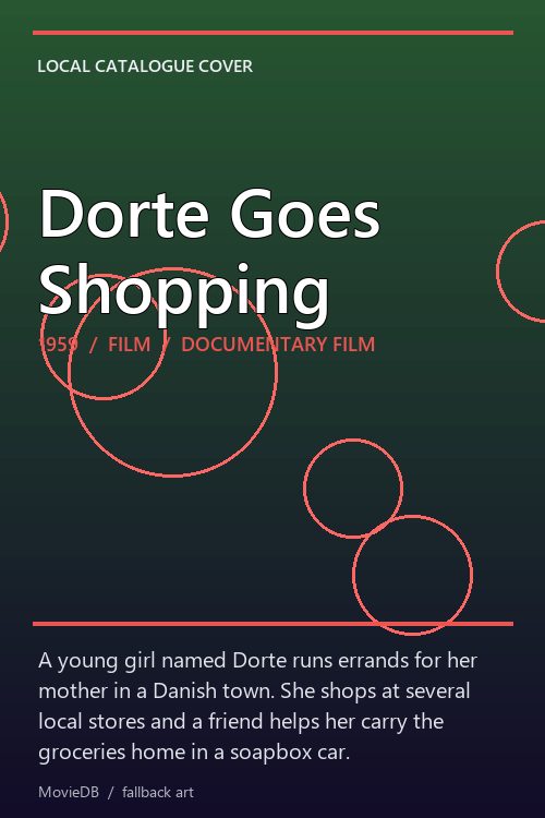 Dorte Goes Shopping poster