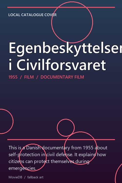 Egenbeskyttelsen i Civilforsvaret poster