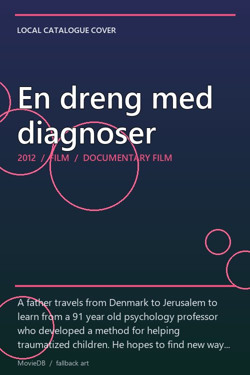 En dreng med diagnoser poster