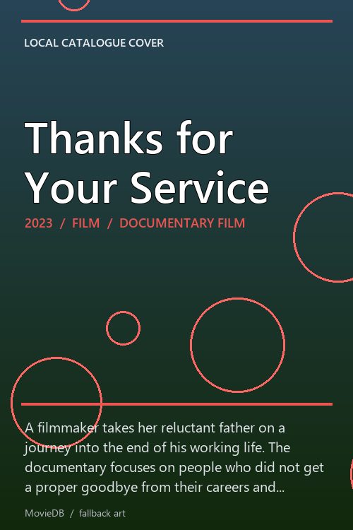Thanks for Your Service poster