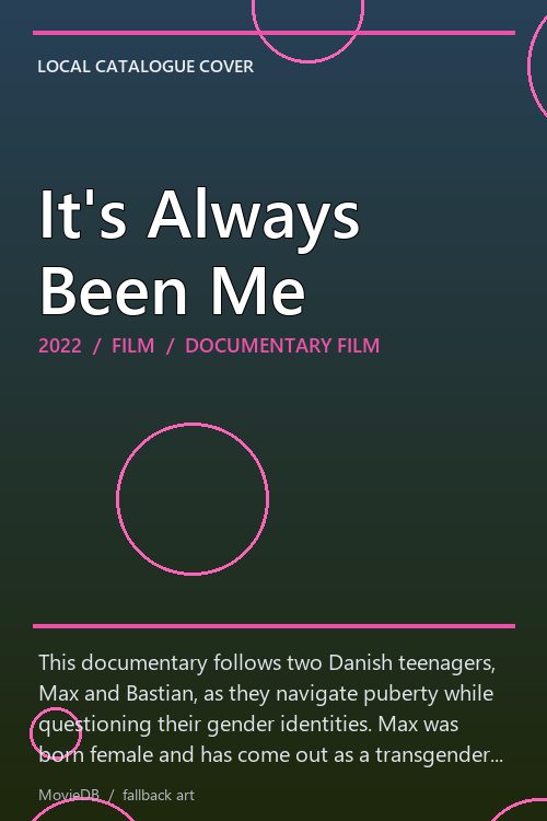 It's Always Been Me poster
