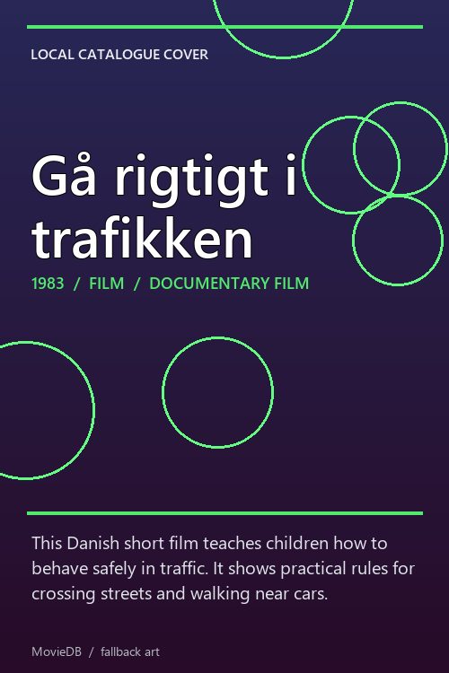 Gå rigtigt i trafikken poster