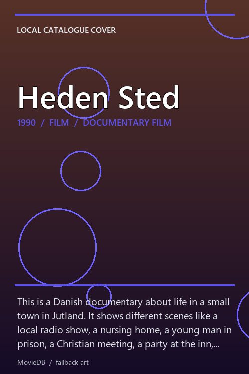 Heden Sted poster