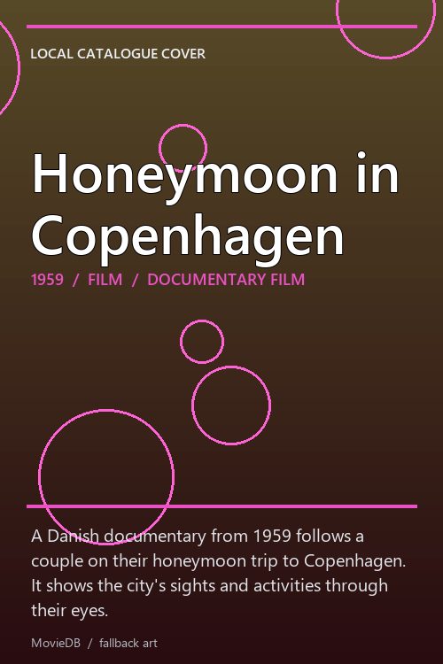 Honeymoon in Copenhagen poster