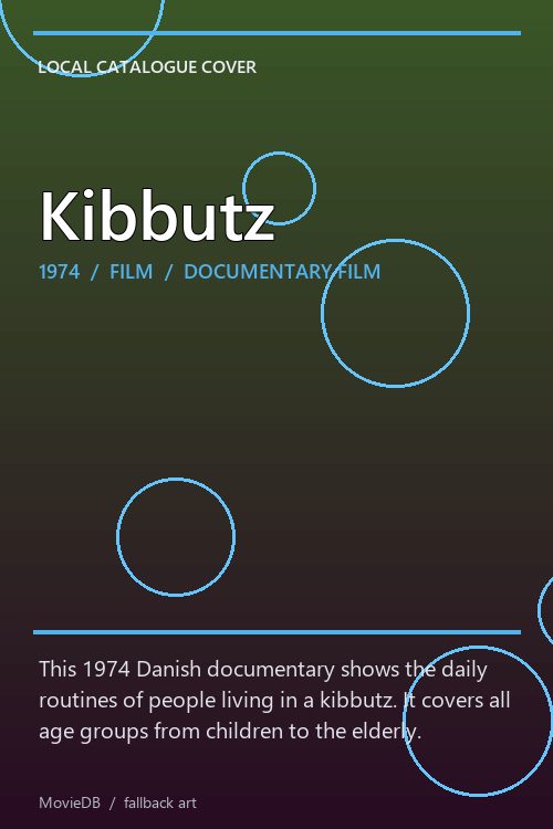 Kibbutz poster
