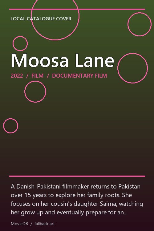 Moosa Lane poster