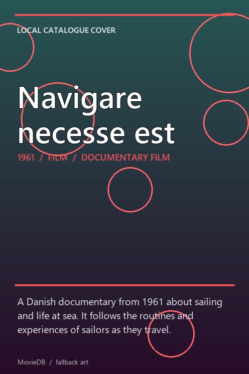 Navigare necesse est poster