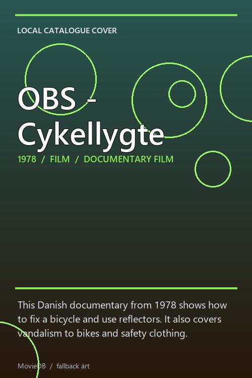 OBS - Cykellygte poster