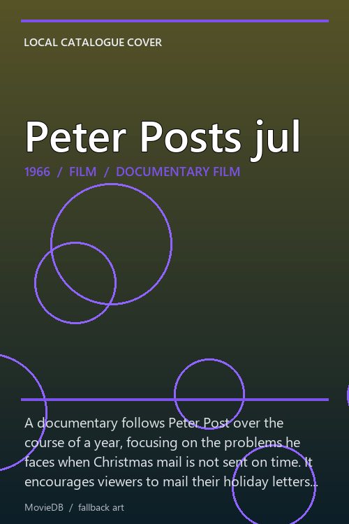 Peter Posts jul poster