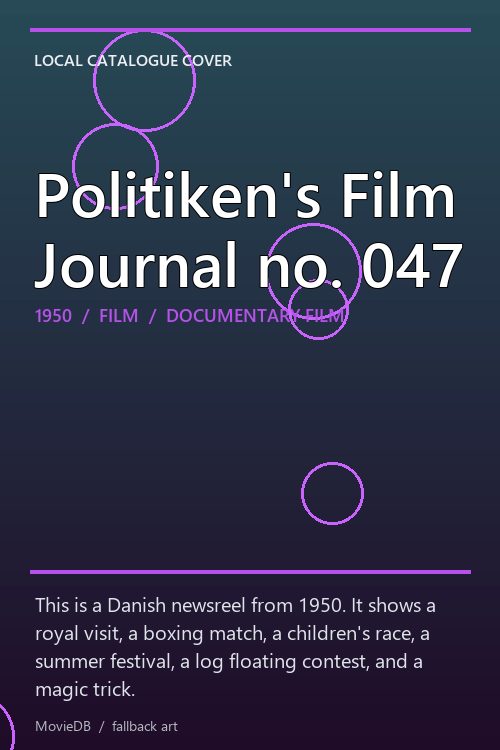 Politiken's Film Journal no. 047 poster