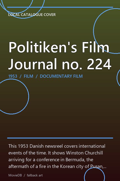 Politiken's Film Journal no. 224 poster