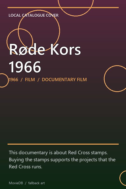Røde Kors 1966 poster