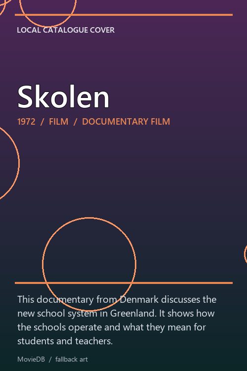 Skolen poster