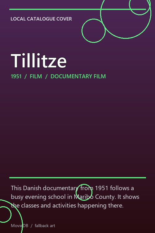 Tillitze poster