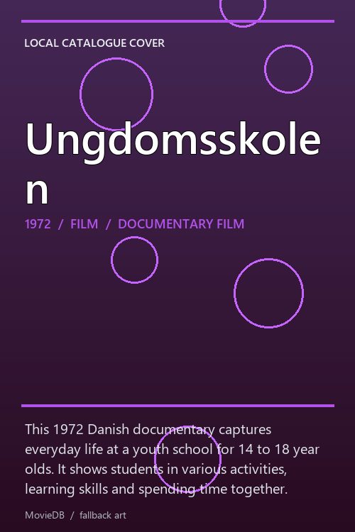 Ungdomsskolen poster