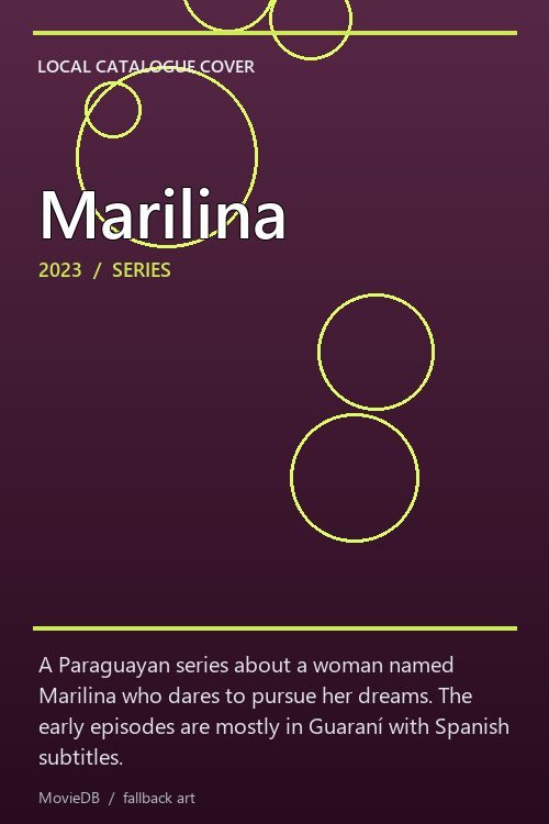 Marilina poster
