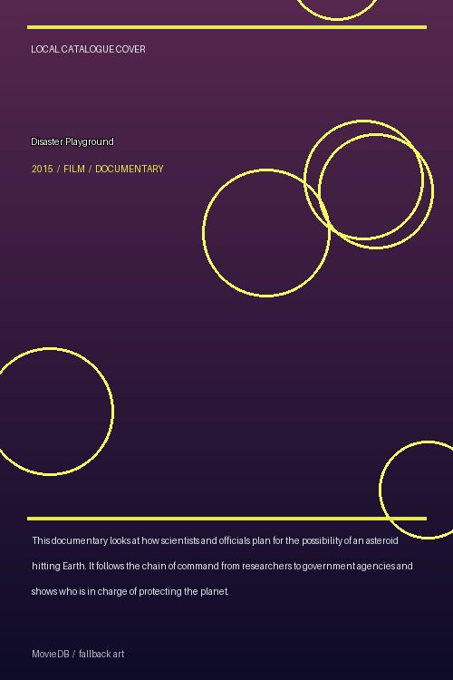 Disaster Playground poster