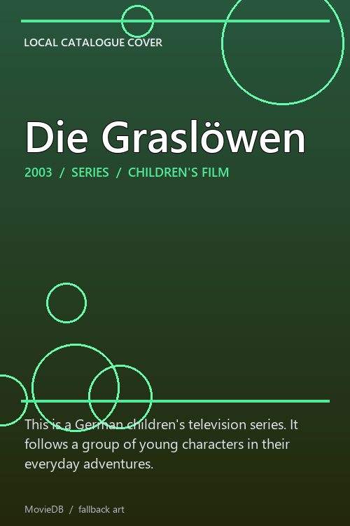 Die Graslöwen poster