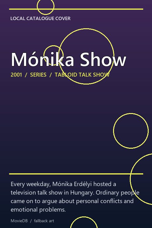 Mónika Show poster