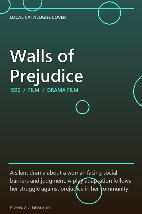 Walls of Prejudice poster