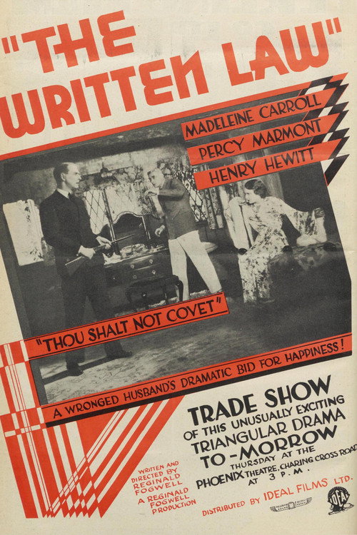 The Written Law poster