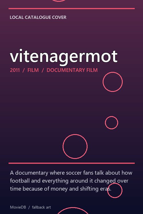 vitenagermot poster