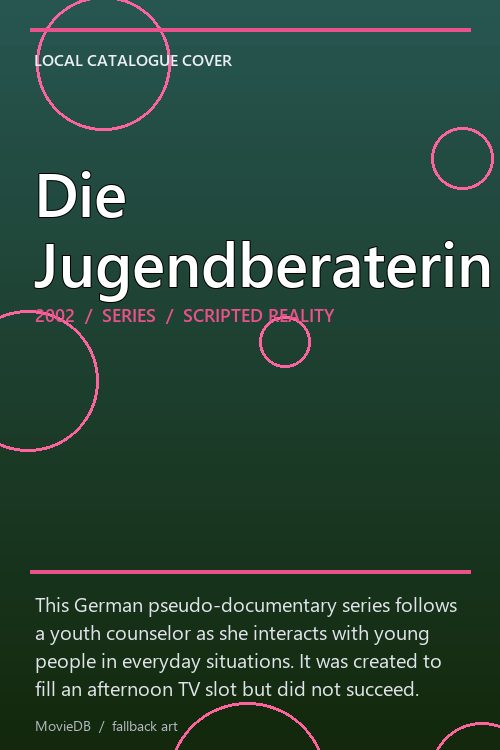 Die Jugendberaterin poster