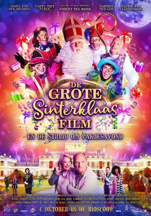 De Grote Sinterklaasfilm en de strijd om pakjesavond poster