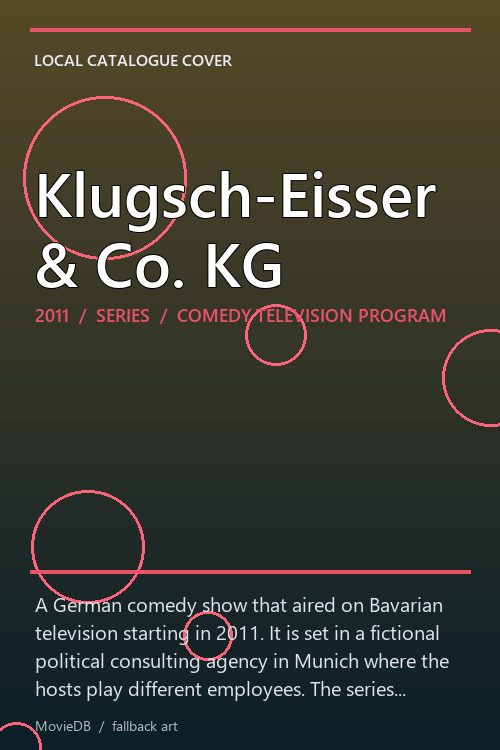 Klugsch-Eisser & Co. KG poster
