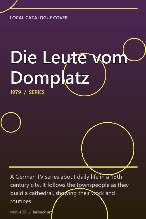 Die Leute vom Domplatz poster