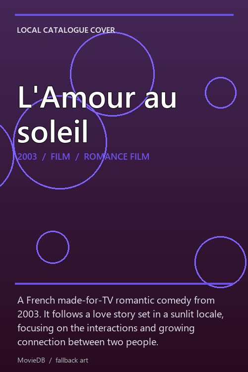 L'Amour au soleil poster