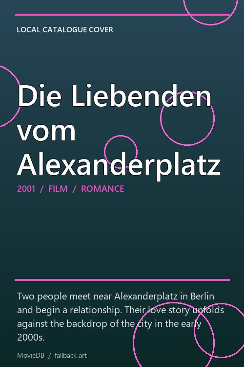 Die Liebenden vom Alexanderplatz poster