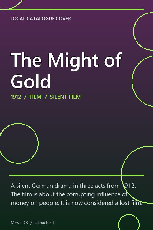 The Might of Gold poster