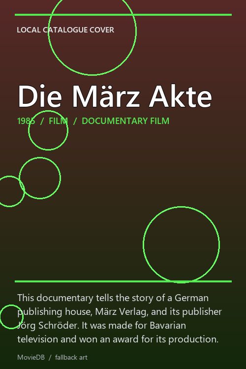 Die März Akte poster