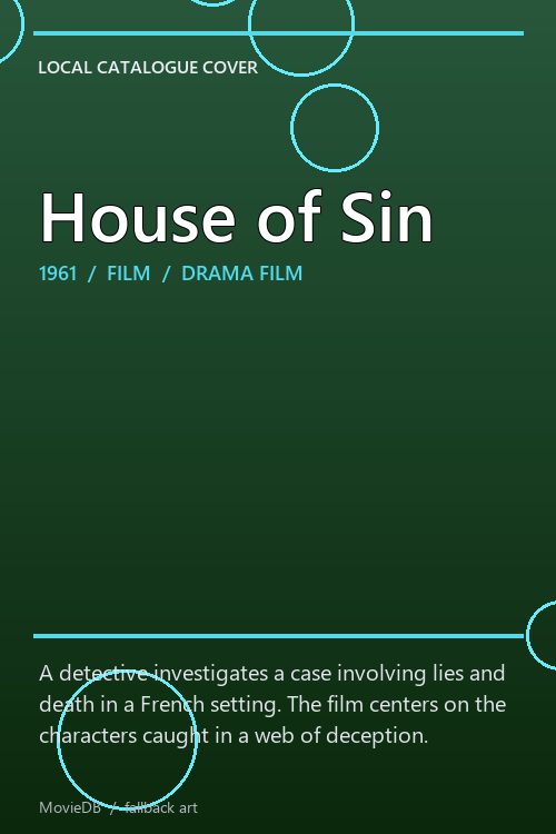 House of Sin poster