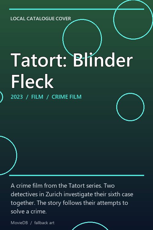 Tatort: Blinder Fleck poster