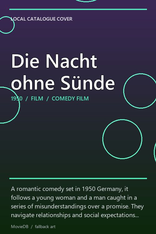 Die Nacht ohne Sünde poster
