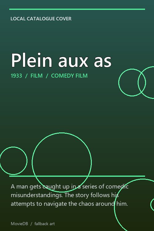 Plein aux as poster