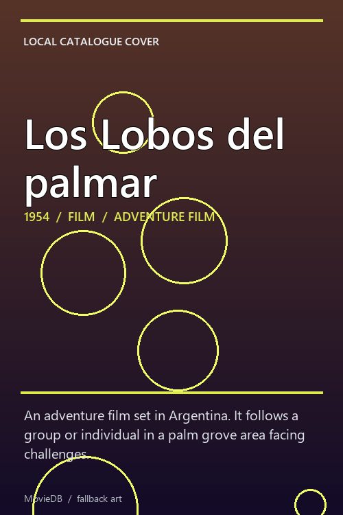Los Lobos del palmar poster