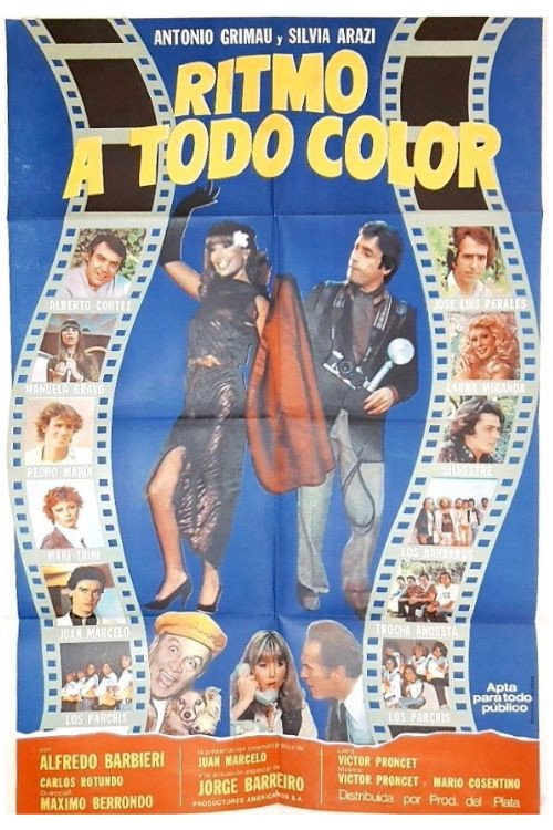 Ritmo a todo color poster