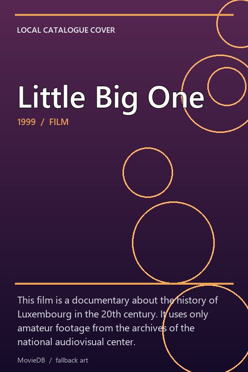 Little Big One poster