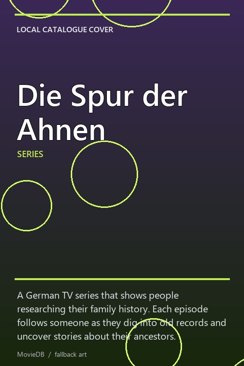 Die Spur der Ahnen poster