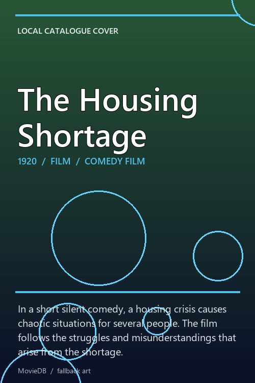 The Housing Shortage poster