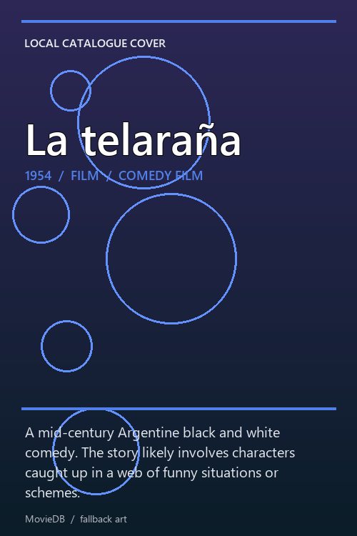 La telaraña poster