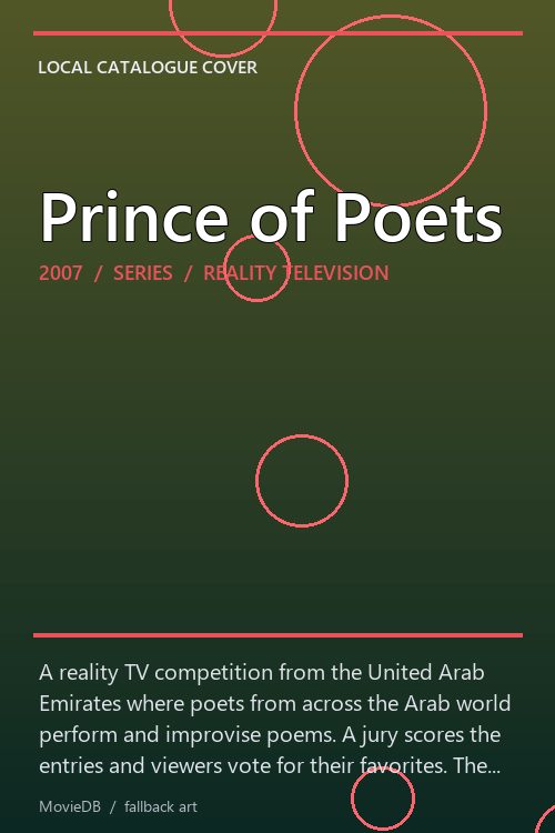 Prince of Poets poster